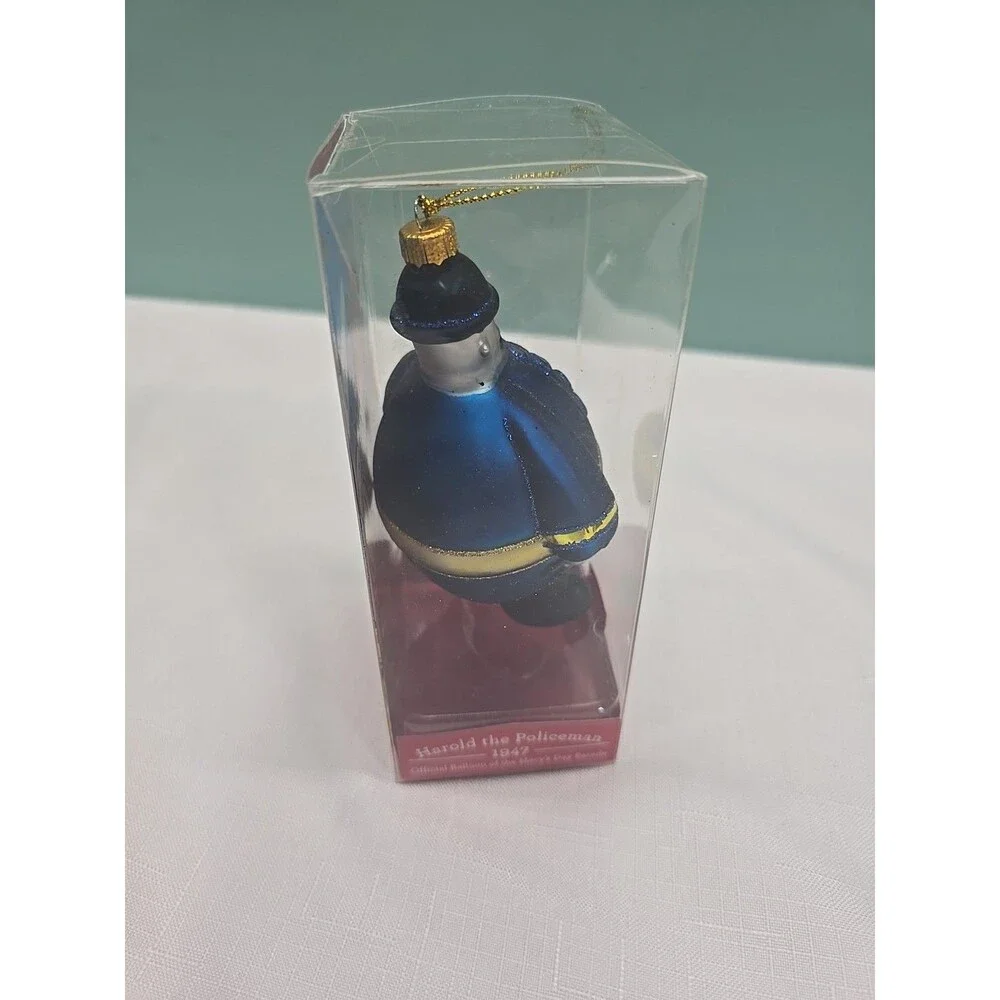 RARE Macy's Thanksgiving Day Parade Harold The Policeman Christmas Ornament